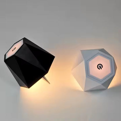 HexaGlow™ Rechargeable Touch Table Lamp